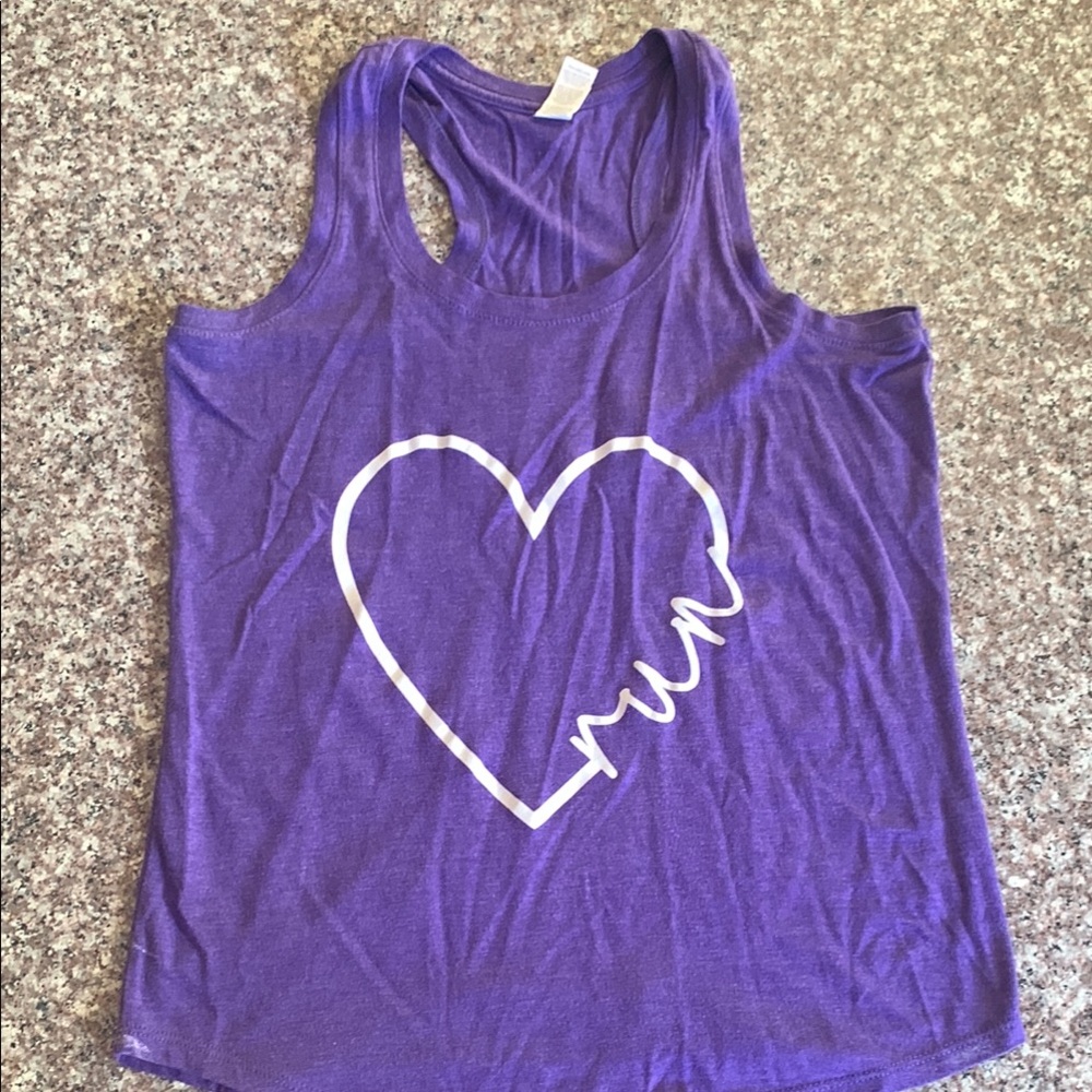 FLEET FEET Purple Heart Graphic Women's Tank Top
